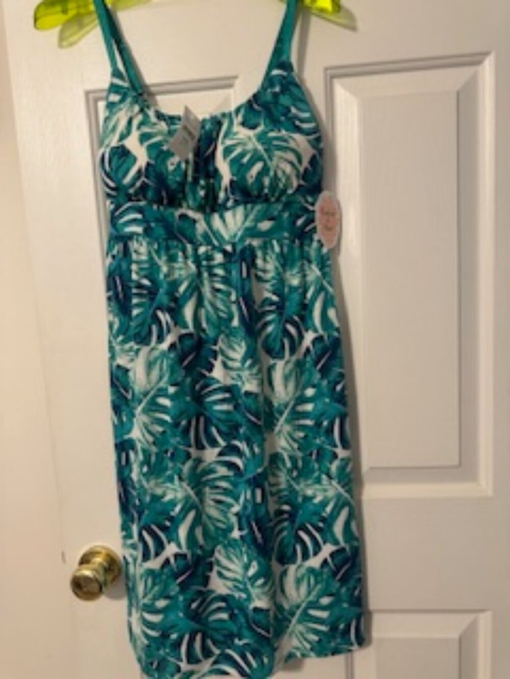 NWT Tropical Bra top sundress Sz M
